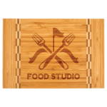 Bamboo Cutting Board with Butcher Block Inlay (CONTACT FOR PRICING!!)