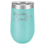 16 oz. Vacuum Insulated Stemless Tumbler w/Lid