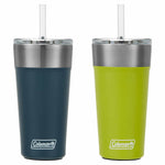 20oz Coleman Tumblers with Bottle Opener and Straw